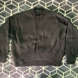 Quince LIKE NEW Women's 100% Organic Cotton Boyfriend Crew Sweater XS